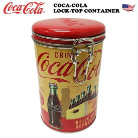 コカコーラ ロックトップ コンテナー コカコーラ グッズ キャニスター コカ・コーラ 雑貨 アメリカン雑貨 アメリカ雑貨 保存容器 レトロ アンティーク ヴィンテージ インテリア コカコーラグッズ おしゃれ キッチン用品