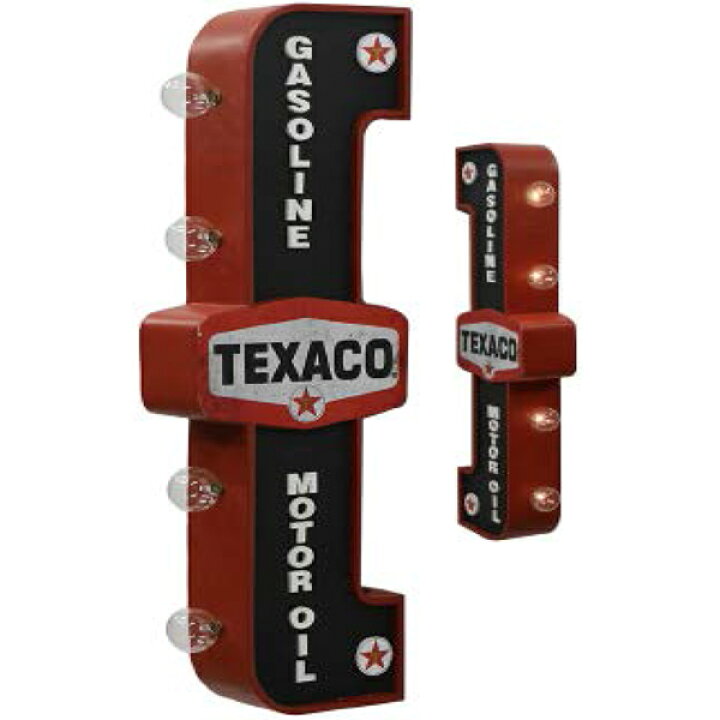 楽天市場】テキサコ 電飾看板 マーキーLED サインライト TEXACO 照明 