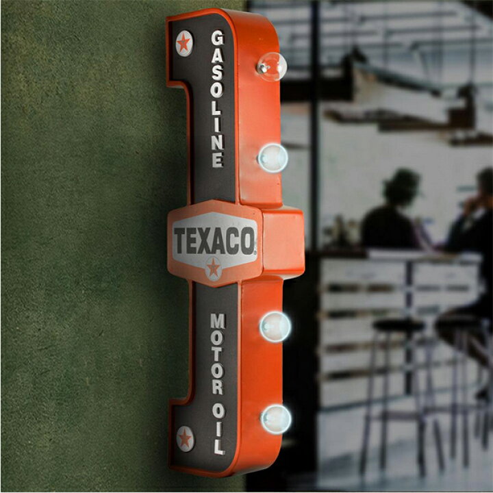 楽天市場】テキサコ 電飾看板 マーキーLED サインライト TEXACO 照明 