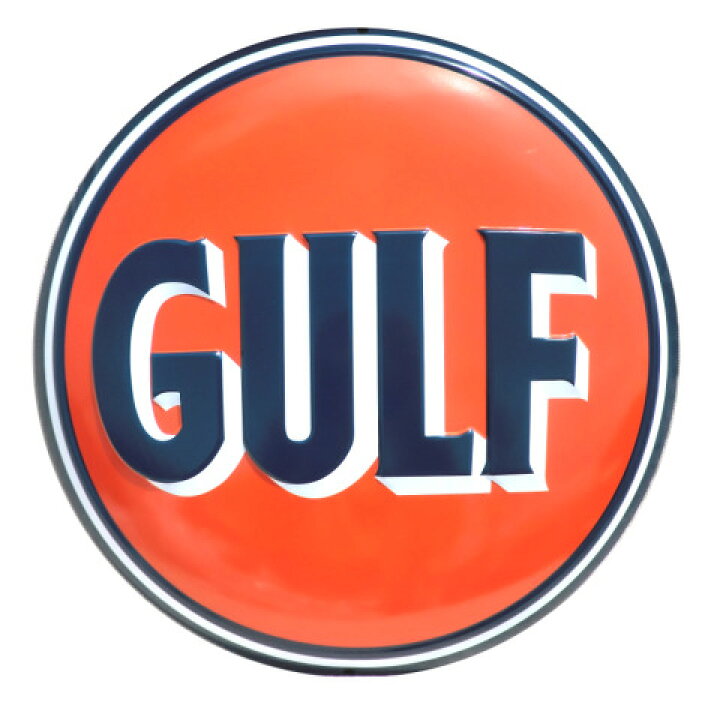 楽天市場】ブリキ看板 ガルフ GULF ROUND アメリカン 看板 サイン 