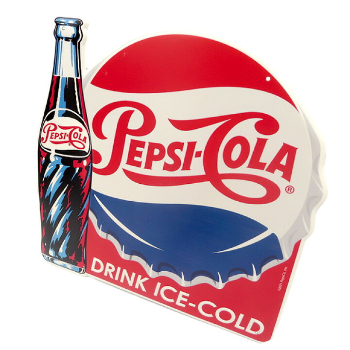 楽天市場】ペプシ ブリキ看板 アメリカン アンティーク PEPSI - COLA 