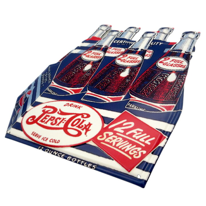 楽天市場】ペプシ ブリキ看板 アメリカン アンティーク PEPSI COLA 6 