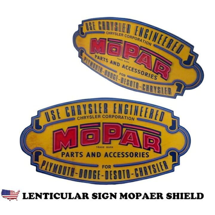 楽天市場】モパー レンチキュラー サイン アメリカン 看板 大型 MOPAR 
