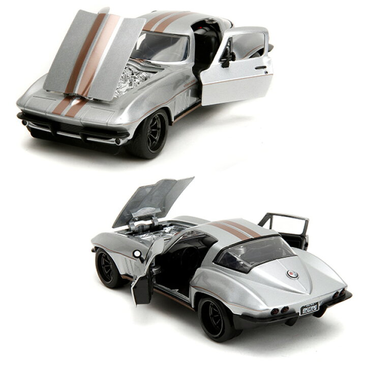 楽天市場】シボレー コルベット 1966 ミニカー アメ車 1/24 ダイ 
