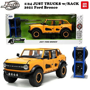 �~�j�J�[ �A���� 1/24 �s�b�N�A�b�v�g���b�N �t�H�[�h �u�����R �_�C�L���X�g�J�[ jadatoys JUST TRUCKS w/RACK & WHEELS 2021 FORD BRONCO �~�j�J�[ �_�C�L���X�g �� ���� �A���g�C �������� �A�����J���G�� 