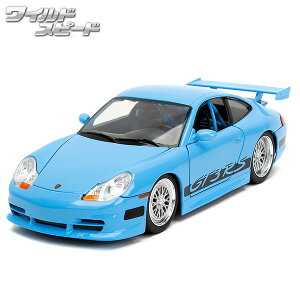 ワイルドスピード ミニカー 1/24 JADATOYS PORSHCE 996 GT3 RS ダイキャストカー ワイスピ ファイヤーブースト グッズ 車 おもちゃ アメ車 ブライアン ポルシェ ドミニク ミニカー24/1 扉開く アメトイ