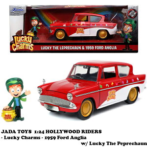 ~jJ[ 1/24 bL[`[tBMAt ~jJ[Zbg JADATOYS LUCKY CHARMS 1959 Ford Anglia w/ Lucky The Peprechaun _CLXgJ[ LN^[ A   AJG A