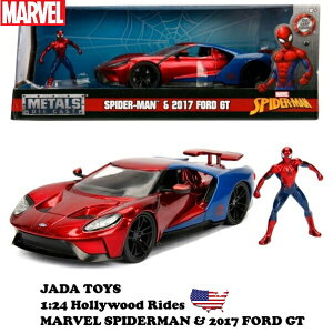 XpC_[} ~jJ[ 2017 tH[h GT XpC_[} tBMA t JADATOYS 1/24 MARVEL SPIDER-MAN & 2017 FORD GT A  AgC }[x LN^[ Ax`[Y AR~ AJ