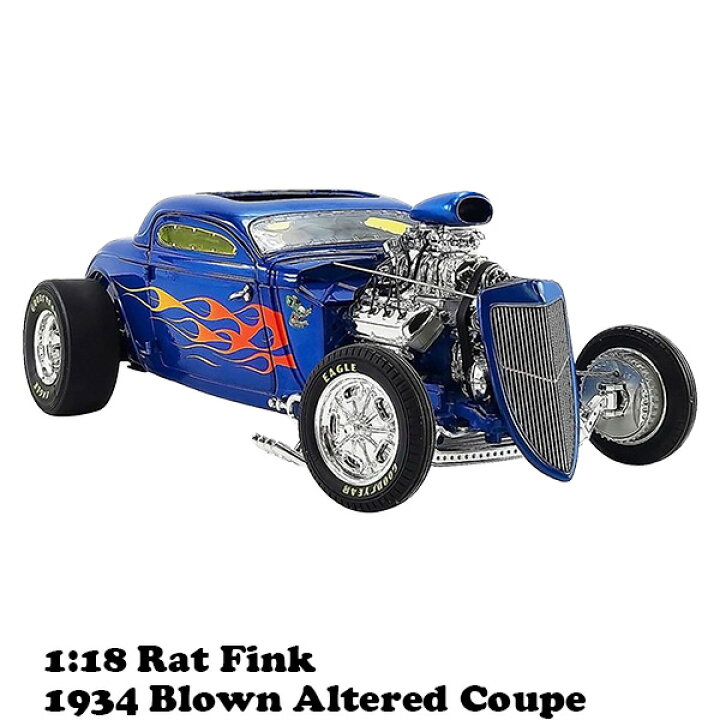 1/18 ラットフィンク Rat Fink ホットロッド マスタングGT
