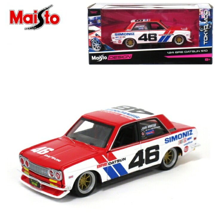 楽天市場】ミニカー マイスト トヨタ ダットサン 510 toyota 1/24 