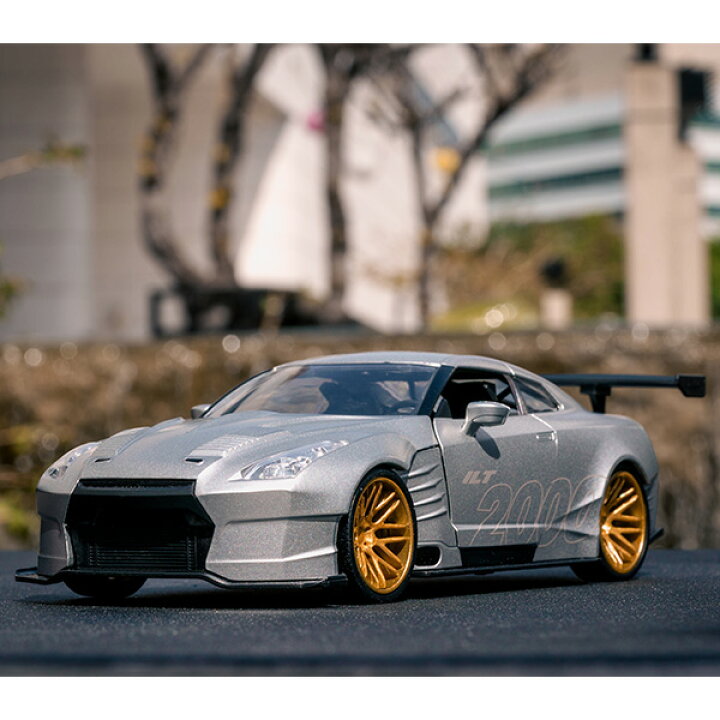 楽天市場】ミニカー アメ車 1/24 日産 gt-r r35 ベン ソープラ ダイ 