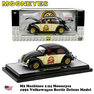 [ACY ~jJ[ 1/24 tHNX[Q r[g fbNXf A M2 MACHINES 1:24 MOONEYES 1952 VOLKSWAGEN BEETLE DELUXE MODEL _CLXgJ[  AgC _CLXg ~jJ[ A