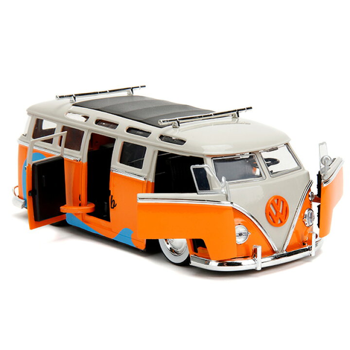 楽天市場】ワーゲンバス ミニカー アメ車 1/24 フォルクスワーゲン 