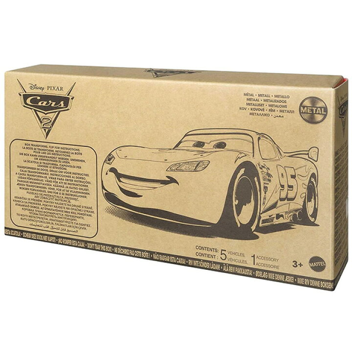 楽天市場】マテル カーズ おもちゃ カーズ2 輸入品 1/55 ミニカー5台 