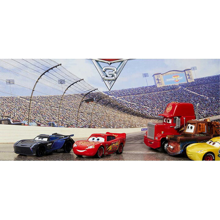 楽天市場】マテル カーズ 3 1/55 ミニカー5台付きのシチュエーション 