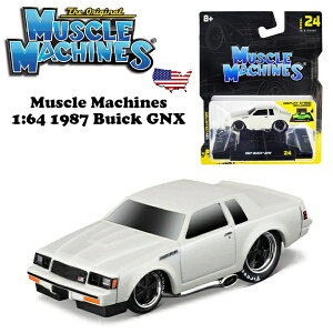 }CXg }bX}V ~jJ[ 1/64 rCbN Muscle Machines 1987 Buick GNX White A  _CLXgJ[   RNV AgC RNV AJ uh COA