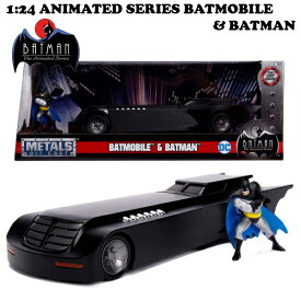 JADATOYS 1/24 ANIMATED SERIES BATMOBILE W/BATMAN【バットモービル】【JADA ミニカー】バットマンフィギュア付き　車