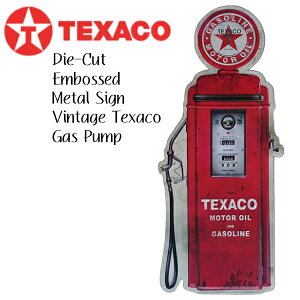�u���L�Ŕ� �A�����J�� �Ŕ� ���B���e�[�W �K���[�W �K�X�|���v �T�C���v���[�g VINTAGE TEXACO GAS PUMP �_�C�J�b�g�G���{�X���^���T�C�� �u���L�v���[�g �v���[�g ���g�� �A���e�B�[�N �A�����J