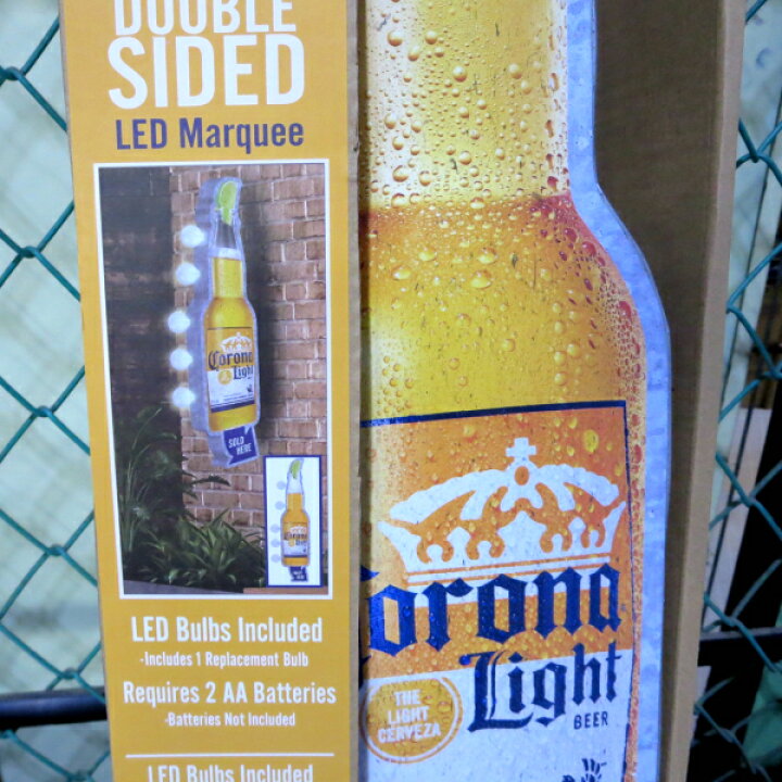 楽天市場】コロナビールグッズ 電飾看板 マーキー LED サインライト 瓶 