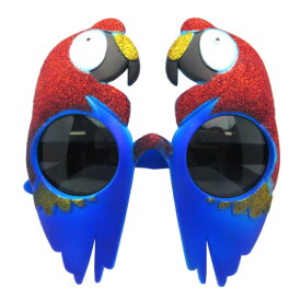 鳥 サングラス インコ メガネ 仮装 コスプレ 大人 眼鏡 おもしろ 動物 トリ とり ファニーグラス めがね 衣装 ハロウィン仮装 面白サングラス パーティー グッズ イベンド用品 ハロウィン コンサート かわいい