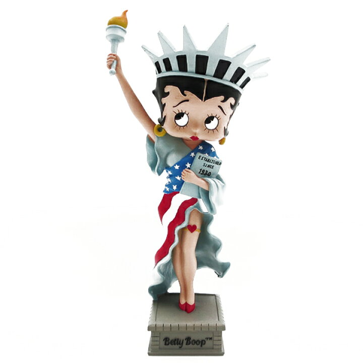 楽天市場】BETTY BOOP ベティ ブープ フィギュア自由の女神 ベティ 