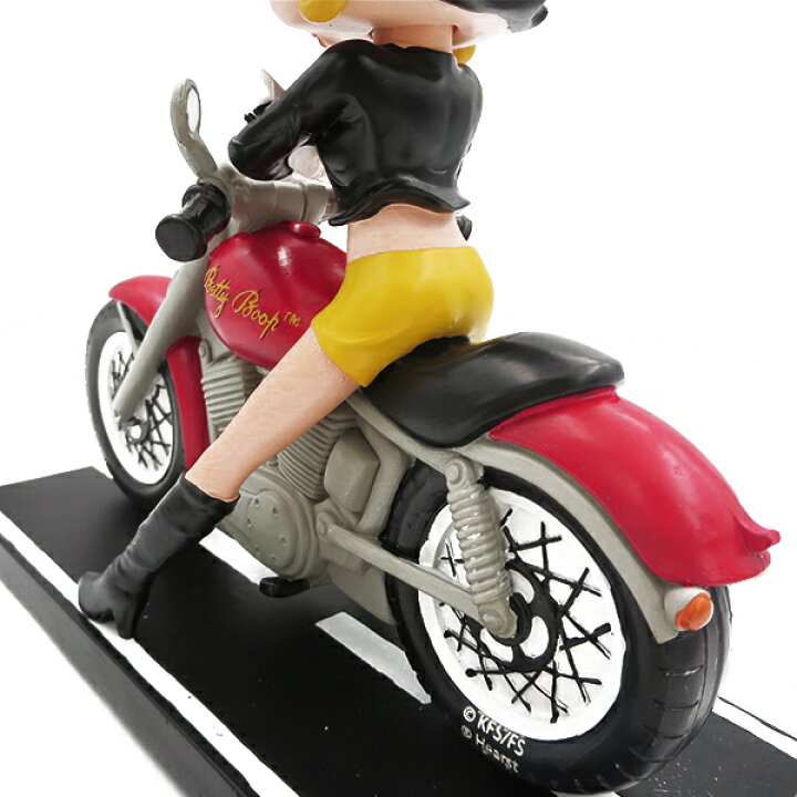 楽天市場】ベティブープ フィギュア BETTY BOOP DOLL-BIKER H:38cm 