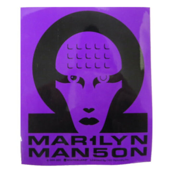 楽天市場 ステッカー ステッカー Marilyn Manson バンド ロック マリリンマンソン Fun Funny ミニカー アメリカ雑貨
