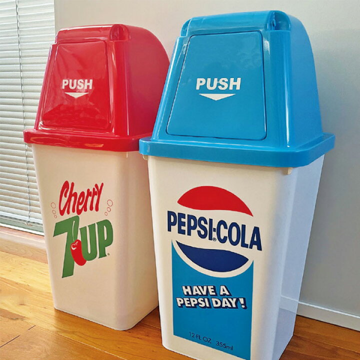 楽天市場】ゴミ箱 ふた付き 20リットル アメリカン ダストビン PEPSI 
