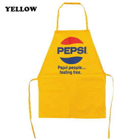 ペプシ エプロン PEPSI APRON 綿100 メンズ 男性用 大人用 おしゃれ 大きいサイズ アメリカン雑貨 アメリカ雑貨 かわいい オシャレ バーベキュー コットン 作業用 ギフト 送料無料