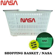 マイ ショッピング バスケット NASA 蓄光 買い物かご バスケット かご アメリカン 収納用品 アメリカン雑…