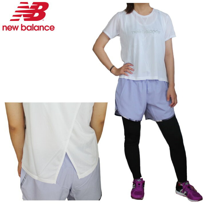 楽天市場 あす楽対応 ニューバランス New Balance レディース ランニング3点セット Tシャツ ショートパンツ タイツ トレーニングウェア スポーツ Awt9306y Ws938 Wp910 ファンスポーツ