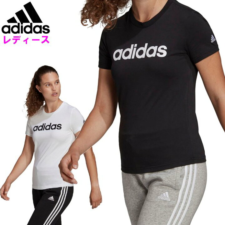楽天市場 アディダス レディース Tシャツ 半袖 シャツ トップス スポーツウェア トレーニングウェア 運動 ジム フィットネス Adidas 269 ファンスポーツ