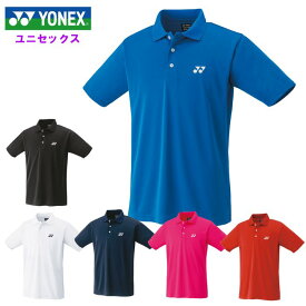 ヨネックス ユニセックス ゲームシャツ (レディース メンズ 男女兼用 半袖 シャツ ポロシャツ プラクティスウェア テニス ソフトテニス バドミントン 吸汗速乾 練習着 Yonex) 10800