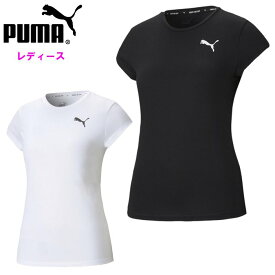 プーマ レディース Tシャツ (半袖 シャツ トレーニングウェア ランニング ジョギング 運動 スポーツ あす楽 puma) 588950