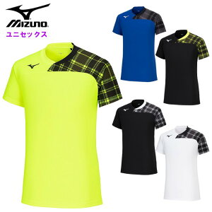 クーポン配布中『お買い物マラソンは20時〜P2倍』 ミズノ メンズ ゲームシャツ (レディース 男女兼用 ユニセックス バレー バレーボール ゲームウェア 半袖 トレーニングウェア プラクティ