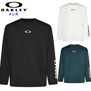 オークリー メンズ 長袖シャツ (ロングスリーブ Tシャツ ロンT 長袖 カジュアル スポーツウェア トレーニングウェア 普段着 おしゃれ OAKLEY 即日発送) FOA407657