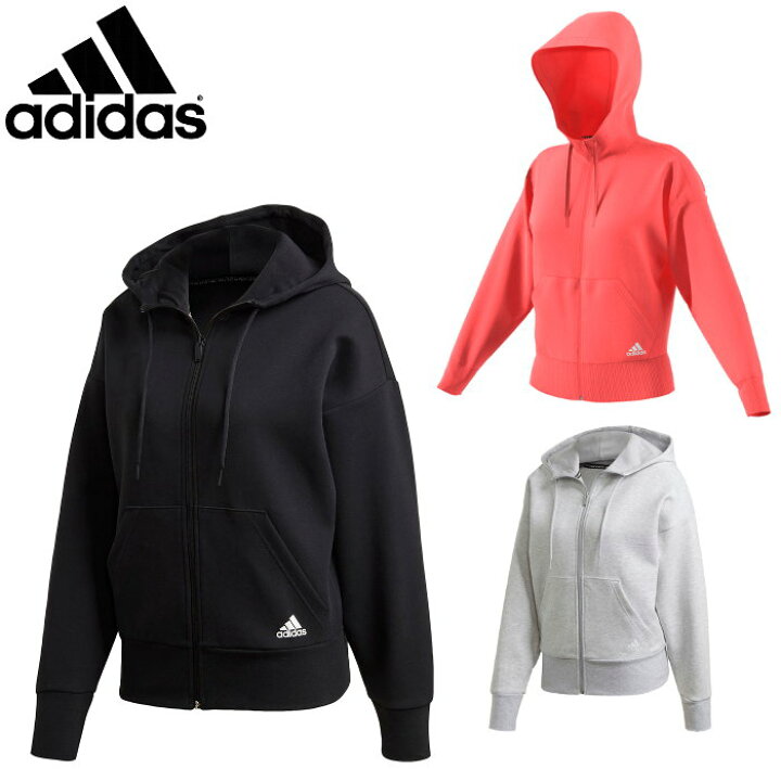 楽天市場 あす楽対応 アディダス Adidas レディース パーカー スウェット アウター ジャケット カジュアルウェア 運動 スポーツ トレーニング ルームウェア 3s Dk フルジップ スウェットscubaフーディ Ipa99 ファンスポーツ
