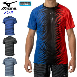 ミズノ メンズ ランニングシャツ (半袖 Tシャツ マラソン ジョギング 陸上 トレーニングウェア 運動 スポーツウェア mizuno 即日発送) J2MAC005