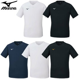 ミズノ ナビドライTシャツ (メンズ 半袖 Tシャツ トップス シャツ 運動 スポーツウェア トレーニングウェア ワンポイント Vネック mizuno あす楽) 32MA1191