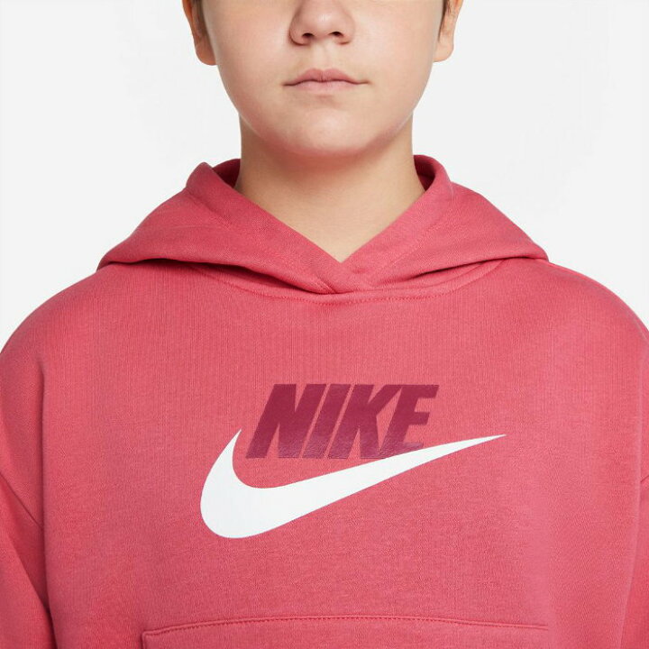 楽天市場 ナイキ ガールズ パーカー スウェット トレーナー 子供服 ジュニア 女の子 ショール丈 カジュアル 遊び おしゃれ着 Nike あす楽 Dc76 622 ファンスポーツ