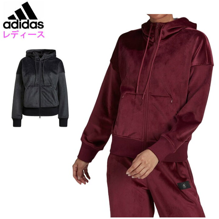 楽天市場 アディダス レディース パーカー ジャケット アウター コーデュロイ ベロア あったか おしゃれ 普段着 カジュアル Adidas あす楽 Ekt11 ファンスポーツ
