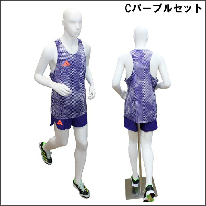 楽天市場】アディダス メンズ ランニングセット (上下 シングレット 