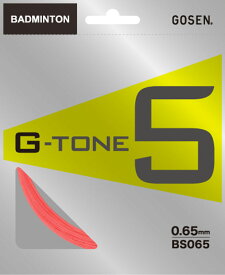 GOSEN(ゴーセン) バドミントン ガット G-TONE 5 サーモンピンク BS065SP