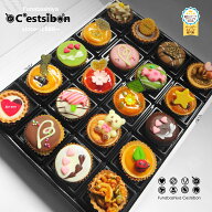 セシボン-C'estsibon-プチケーキ20個入 夏ギフ お中元 七夕 夏ギフト 敬老の日 ご挨拶 お菓子 洋菓子 お…