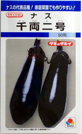 【タキイ種苗】千両2号ナス　50粒
