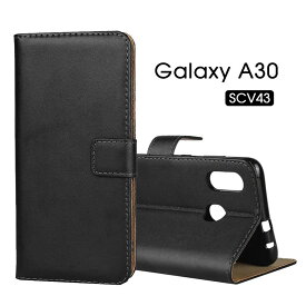 スマホケース Galaxy A30 SCV43 ケース 手帳型 galaxy a30 scv43 カバー スタンド機能 ギャラクシー A30 財布型 Galaxy A30 手帳型ケース シンプル ギャラクシーa30 scv43 かわいい scv43ケース カード収納 ブラック