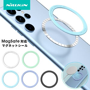 Nillkin ���͔S���V�[�g �X�}�z�z���_�[ �}�O�l�b�g�V�[�g �����O MagSafe �}�O�Z�[�t�Ή� �� iPhone Android �X�}�[�g�t�H�� ���@��Ή� ���^�������O �}�O�l�b�g�����O �}�O�Z�[�t �V�[�� ���� ��