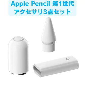 Apple Pencil 1p y Lbv [dA_v^ `bv CgjO[q USBϊA_v^h~Lbvt [dp A_v^[ 3_Zbg iPad Pro/iPad minip ݊i