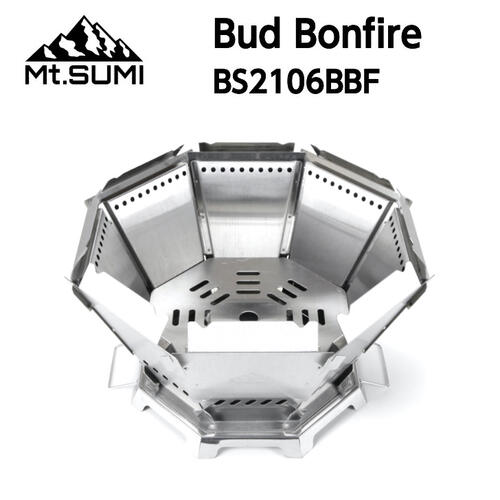 流行 Bud Bonfire バッドボンファイヤー 最も優遇の 焚火台 組立式 BS2106BBF 収納バッグ付き