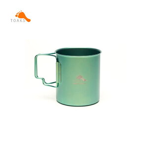�yTOAKS �g�[�N�X�z�E���g�����C�g�`�^���J�b�v 450ml �O���[�� �J�b�v �N�b�J�[ �t�^�ʔ� �`�^���� ����0.3mm 48g �Ōy�� ���炩���� �܂肽���ݎ��n���h�� �ϋv�� UL �n�C�N �g���C�� �g���b�L��